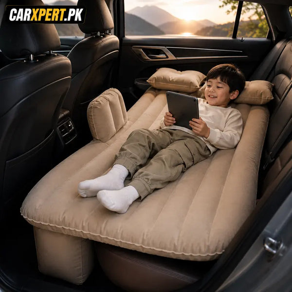 Imported Universal Car Back Seat Inflatable Air Mattress Bed with Air Pump