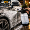 2L Portable Handheld Pressure Water & Foaming Spray Bottle | Car Wash & Garden Sprayer