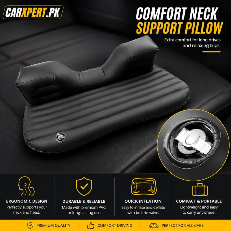 Imported Universal Car Back Seat Inflatable Air Mattress Bed with Air Pump