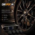 STEELMATE Solar TPMS Wireless Car Tire Pressure Monitoring System (4 External Sensors)