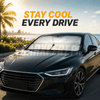 Universal Car Umbrella Windshield Sun Shade | Foldable UV & Heat Protection