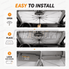 Universal Car Umbrella Windshield Sun Shade | Foldable UV & Heat Protection