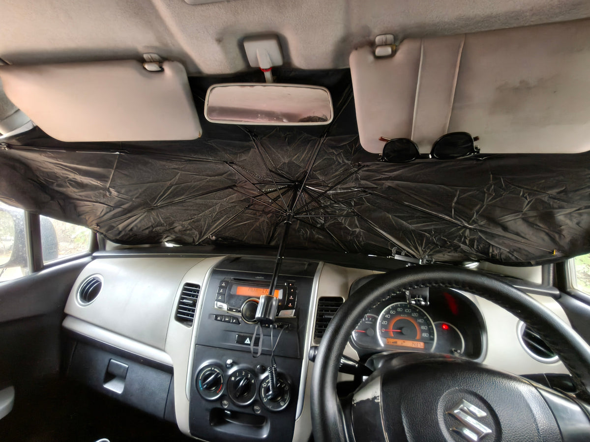 Universal Car Umbrella Windshield Sun Shade | Foldable UV & Heat Protection