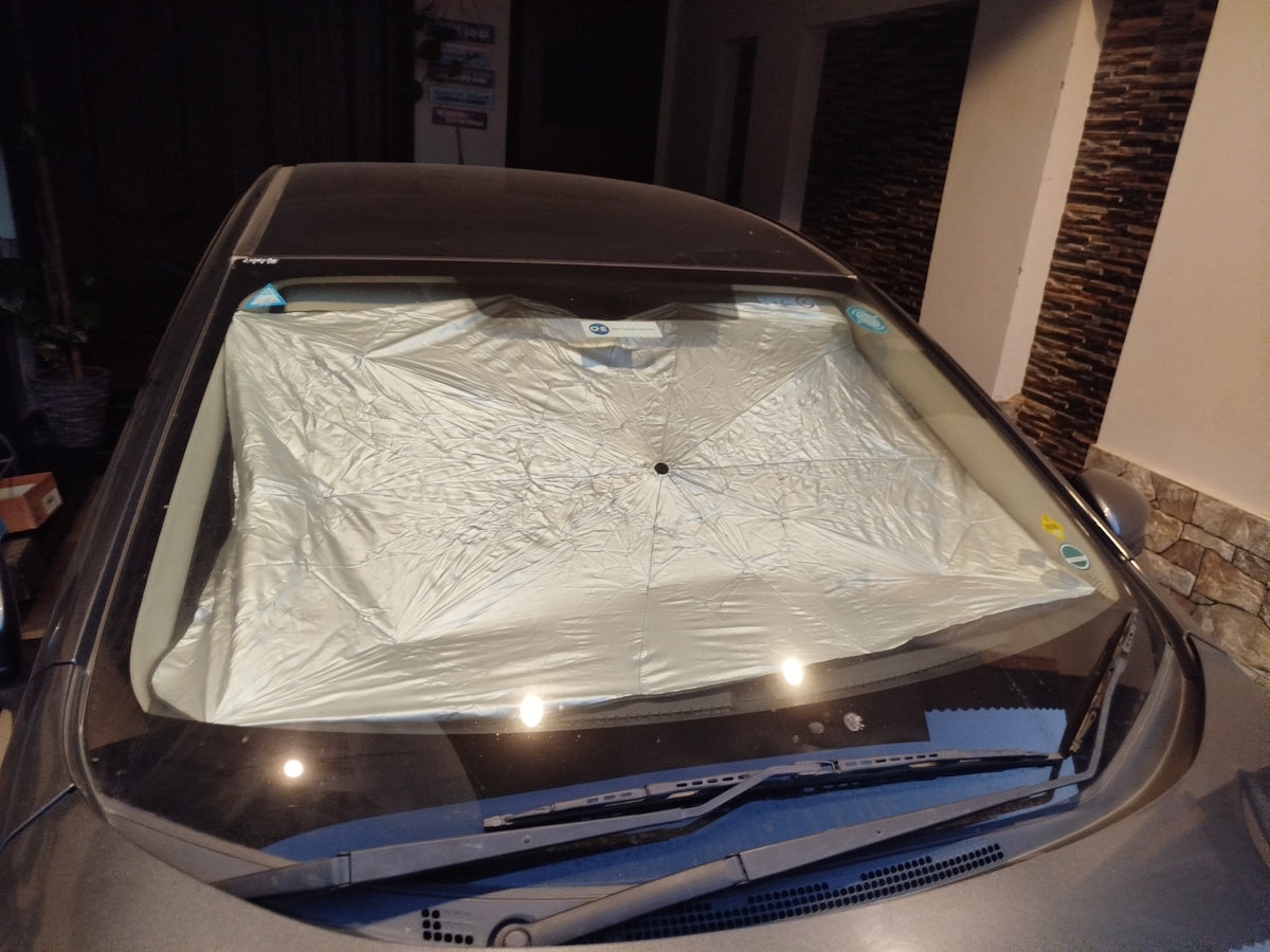 Universal Car Umbrella Windshield Sun Shade | Foldable UV & Heat Protection