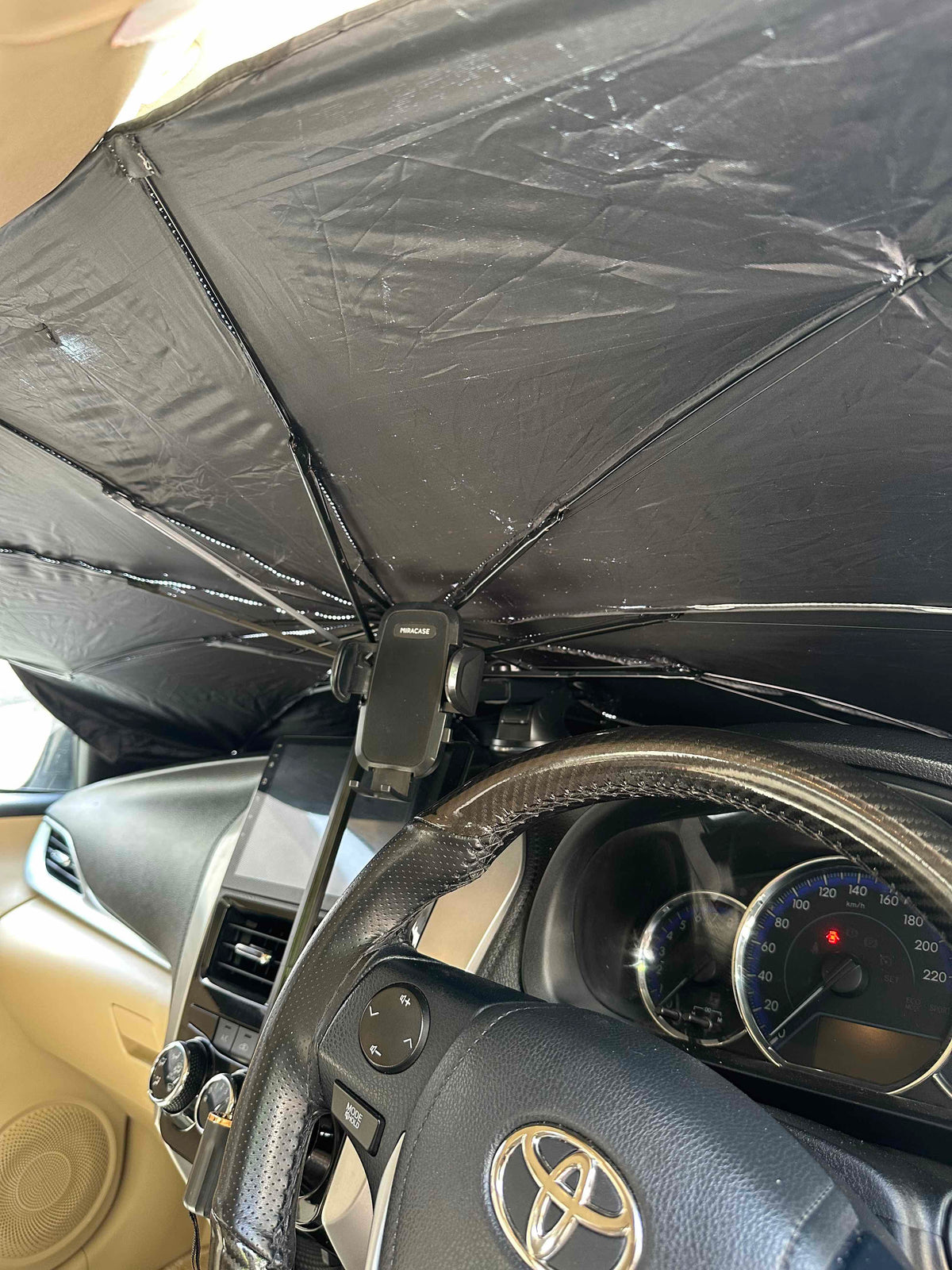 Universal Car Umbrella Windshield Sun Shade | Foldable UV & Heat Protection